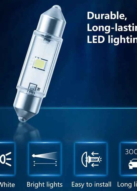 Philips Ultinon Pro3000 C5W LED Fest 38mm 30mm 43mm Festoon Car Signal Side Lamp 6000K Cool White Interior Reading Light(1PCS)
