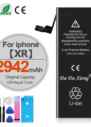 High Capacity Battery For iPhone 4 4S 5 5S 5C SE 2020 6 6S 7 8 SE2 Plus X XR XS 11 Pro Max Mobile Phone Pack New 0 Cycle Seal