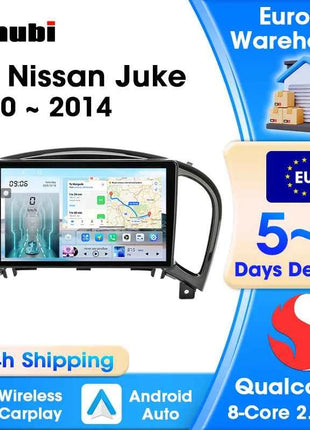 Srnubi Car Radio for Nissan Juke YF15 2010 - 2014 Carplay 4G Multimedia Video Player Navigation GPS WIFI Android Auto Autoradio