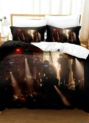 3D Print F.E.A.R. 2 Project Origin Bedding Set Duvet Cover Bed Set Quilt Cover Pillowcase Comforter king Queen Size Boys Adult