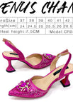 A PAIR OF FUCHSIA SHOES