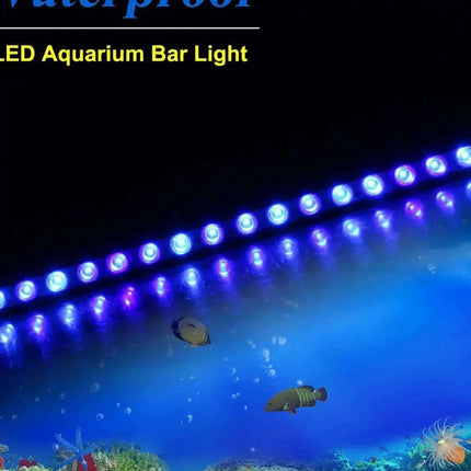 Led Aquarium Light Marine Creature Lamp 54W Strip Bar Light with All Blue 470nm Leds for Fish Coral Reef Tank