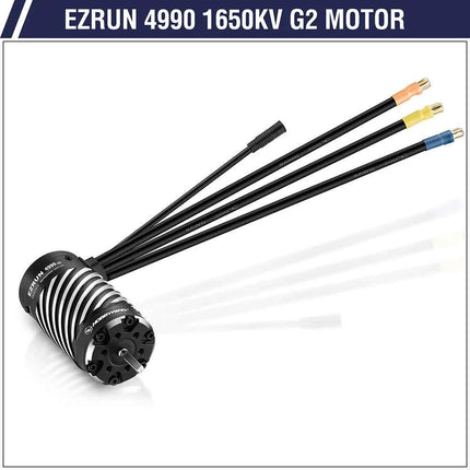 HOBBYWING EZRUN MAX6 G2 ESC 200A Waterproof Brushless 3-8S Lipo 4990 1650KV G2 Motor Combo Set for 1/6 1/7 1/8 RC Car