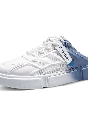 New Summer Men's Casual Mesh Walking Shoes Baotou Slippers with Low Heel Comfortable Soft Non-slip for Outdoors