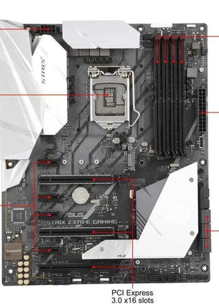 ASUS ROG STRIX Z370-E GAMING LGA1151 DDR4 DP HDMI DVI M.2 Z370 ATX Motherboard with onboard 802.11ac and USB 3.1 for 8th GeN