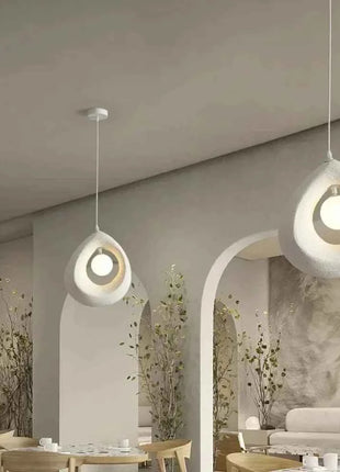 Lampadario a soffitto dal design nordico creativo per occhi Wabi Sabi Lampada a sospensione per ristorante Decorazioni per la casa Camera da letto Tavolo da bar Lampada a sospensione per caffè