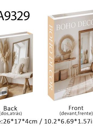 Boho Bauhaus Picasso Matisse Cucina Libri finti Decorazione Tavolino di moda di lusso Scatola portaoggetti decorativa Decorazione estetica