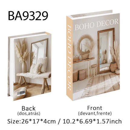 Boho Bauhaus Picasso Matisse Cucina Libri finti Decorazione Tavolino di moda di lusso Scatola portaoggetti decorativa Decorazione estetica
