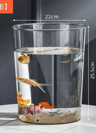 PET Aquarium Box Plastics Ultra-white Organic Glass Explosion-proof Fish Tank Tabletop Small Ecological Water Tank