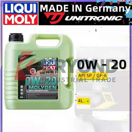Liqui Moly 0W 20 Molygen Full Synthetic Motor Oil High Performance Engine Lubricant for Cars Trucks and Hybrid Vehicles