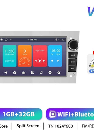 Podofo CarPlay Android Radio For Opel Astra Antara Corsa Zafira Combo Car Intelligent System 2din GPS Stereo Dashboard Car Radio