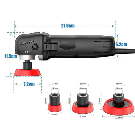 Car Polisher 6 Variable Speed Electric Waxing Repairing Sander Tool 75MM\100MM\140MM Polisher Car Buffer Polisher Power Tool