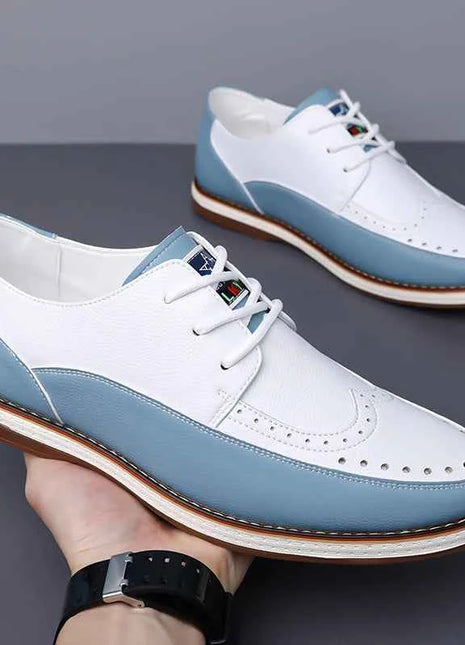 Scarpe Oxford da Uomo Primavera-Estate, Taglie Grandi 39-50, Comode Scarpe Casual in Pelle, Sneakers Traspiranti Versatili, Calzature Formali
