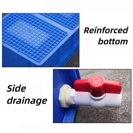 Turtle Tank with Drainage Drying Table Large Turtle Breeding Box Thickened Plastic Turtles Terrariums Turtles House Ecosystem