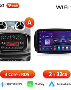 Junsun 8 Core Wireless CarPlay Android Auto Car Radio For Mercedes Benz Smart 453 Fortwo 2014-2020 4G WiFi GPS Navigation Stereo