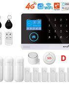 WiFi + GSM/4G and 2G Wireless Security Protection Smart Home App and Tuya Home Security Alarm System Alexa Remote Operation 433 Mhz