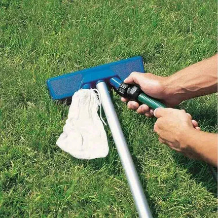 58234 Bestway AquaClean Kit pulizia piscina Set pulito con adattatore multiplo e asta regolabile da 2,79 m per tutte le piscine e filtri Bestway