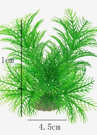 Artificial Aquarium Decor Plants Water Weeds Ornament Aquatic Fish Tank Simulation Grass Flower Decoration Accessories