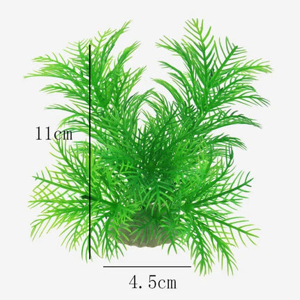 Artificial Aquarium Decor Plants Water Weeds Ornament Aquatic Fish Tank Simulation Grass Flower Decoration Accessories