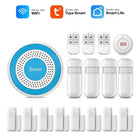 PGST WiFi Alexa Tuya Smart Life Home Alarm Security System Kit Set Home Automation Alarm Security Protection Door Motion Sensor