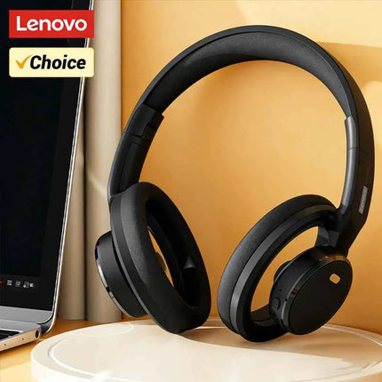 Choice Lenovo Gaming Headset Wireless Bluetooth 6.0 Earphones Foldable Sport Over Ear Headphone with HD Mic Gifts LS116