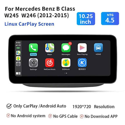 10.25"Wireless Carplay Snapdragon 665 Android 14 Car Radio For Mercedes-benz W246 2011-2018 Multimedia Stereo GPS Navi Screen 4G
