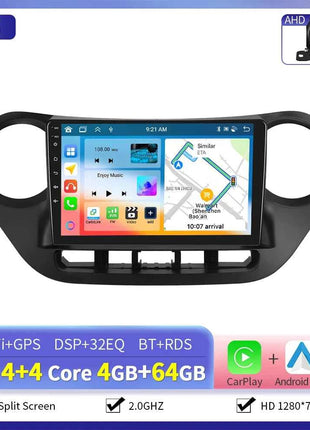 Camecho 6+128G Car Radio Wireless CarPlay Android Auto For Hyundai I10 2014-2017 Car Intelligent Systems GPS Stereo 4G WiFi RDS