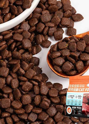 Cat food manufacturers into cats kittens universal fresh meat without grain full price bulk cat staple food 500g