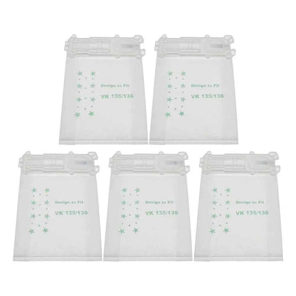 Freshener + Dust Bags for Vorwerk VK135 VK136 FP135 FP136 Kobold135 Kobold136 VK369 Vacuum Cleaner Accessories Dust Bag