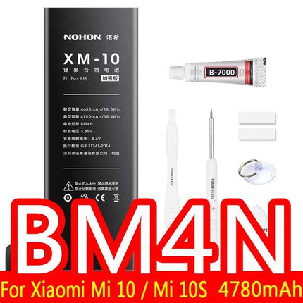 NOHON BM53 BM3L BM4E BM47 Battery For Xiaomi Mi 10T Pro Lite 9T 11T 8 9 10 10S 11 12 12X Max3 Mix 4 2 2S POCO F1 F2 Pro F3 M3 A3