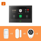 Staniot 7 inch Home Alarm System Wireless WiFi 4G Tuya Smart Security Protection Kit Built-in 115dB Louder Siren 5000mAh Battery