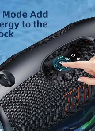 ZEALOT-S89 Altoparlante Bluetooth portatile impermeabile da 250 W, subwoofer Boombox esterno wirelessTri radiatori passivi-bassi profondi