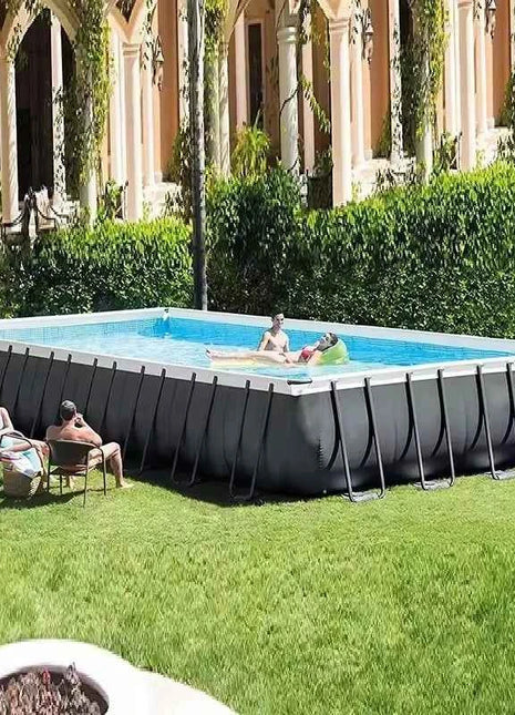 Piscina Gonfiabile Portatile in PVC Grande per Bambini e Adulti