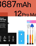 PINZHENG Real High Capacity Battery For iPhone X XR XS Max 12 13 Mini Pro Max 11 Pro Max Replacement Bateria Warranty One Year