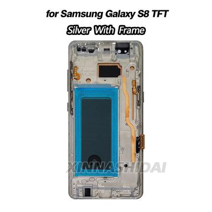 Display LCD TFT per Samsung Galaxy S8 con Touch Screen e Cornice, Assemblaggio Digitalizzatore Sostitutivo