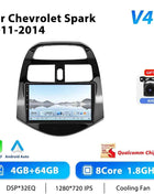 Podofo 4G CarPlay Android Radio For Chevrolet Spark 2011-2014 Car Intelligent System 2din GPS Stereo Head Unit Multimedia Player