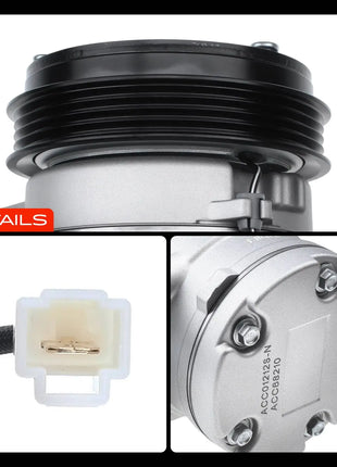 Frankberg 1x Air Conditioning Compressor for Chevrolet Daewoo Matiz M200 M250 M100 M150 0.8L 1998-2013 95213222 96568210 717860
