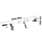 SucceBuy Universal Grill Rotisserie Kit for Grills, Electric BBQ Grill with 9W Motor Stainless Steel Automatic Grilling Kit
