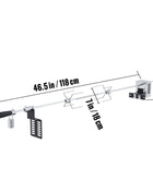 SucceBuy Universal Grill Rotisserie Kit for Grills, Electric BBQ Grill with 9W Motor Stainless Steel Automatic Grilling Kit