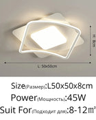 Luci da soggiorno nordiche Telecomando Lampada da soffitto moderna semplice a LED Camera da letto Camera dei bambini Lustre Decorazioni per la casa Sala da pranzo Luci per interni