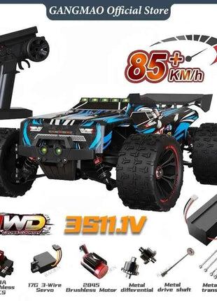 9522PRO 85KM/H High Speed RC Car Brushless 4WD Off-Road Drift Remote Control Car 1:16 Professional Racing Cars SCY16101 16102