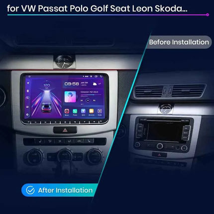 Junsun CarPlay Android Auto Car Intelligent Systems for Volkswagen VW Passat B6 B7 T5 Tiguan Touran GOLF POLO Autoradio