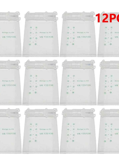Freshener + Dust Bags for Vorwerk VK135 VK136 FP135 FP136 Kobold135 Kobold136 VK369 Vacuum Cleaner Accessories Dust Bag