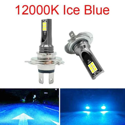 2Pcs Super Bright H4 H7 Led Bulb Car Headlight Motorcycle H1 H3 H8 H9 H11 Auto Fog Lamps 9005 9006 HB3 HB4 Light 12v 24V 80W