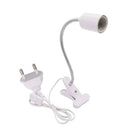 Reptile Heat Lamp With US EU Power Cord Rotatable Basking Spot Light Simulated Sunlight For Turtle Lizard Dimmable Heating Lamp