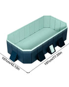 Bathtub Non-inflatable Foldable Bathtub Outdoor Foldable Indoor Pool for Family Summer Party Children