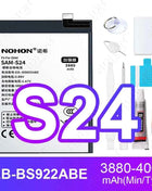 NOHON Phone Battery for Samsung Galaxy S24 S23 S22 Ultra S21 S20 Plus S10 S10E S9 S8 S7 S6 S10+ S20+ S21+ S23+ S24+ Batteries