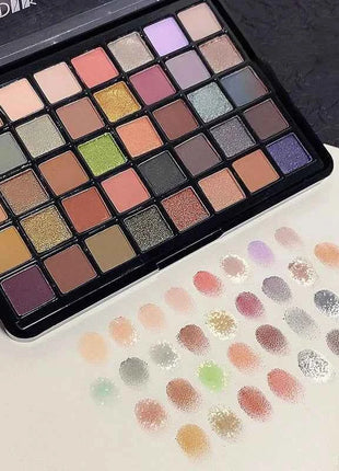 Shimmer Eyeshadow Palette 40 Colors Eye Shadows Matte Glitter Pigment Eye Shadows Wterproof Korean Eye Makeup Palette Cosmetics