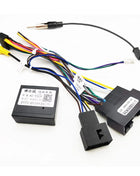 Android Car Wiring Harness Adapter CAN Bus Decoder 16-Pin to 24-Pin Plug Head Unit Connector Cable ACM for Ford Focus MK3 Fiesta Mondeo
