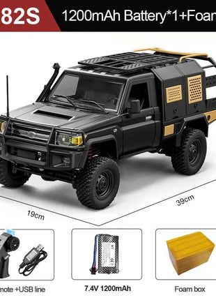 MN82S RC Crawler 1/12 Full Scale LC79 RC Pickup Short Truck 4WD Remote Control Climbing Off-road Car Toys for Kids Adults Gifts